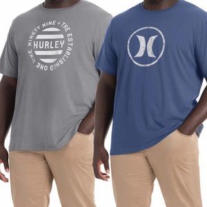 ⭐️2-PK BRAND NEW⭐️Hurley Men’s graphic tee